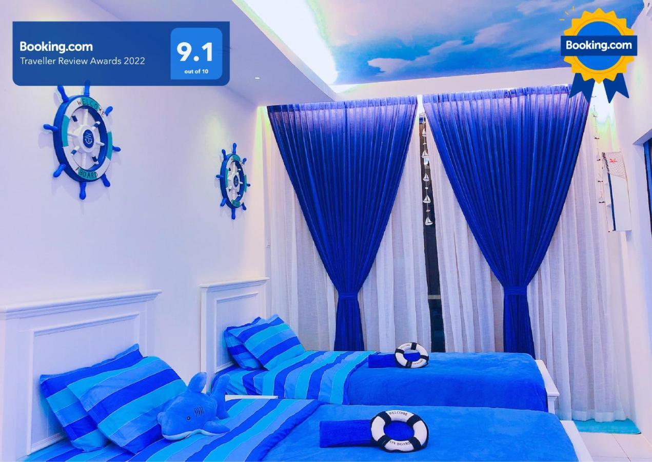 Cat City Mediterranean Theme City&Pool View Homestay 貓城地中海主題城市泳池風景民宿 クチン エクステリア 写真